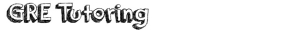 GRE Tutoring